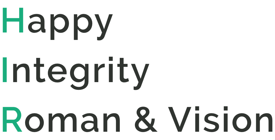Happy Integrity Roman & Vision